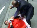 Al Roker from WNBC 4 beating up weatherman Chris Cimino